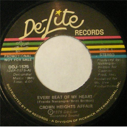 Crown Heights Affair Every Beat Of My Heart Vinyl 7" USED