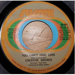 Creative Source You Can't Hide Love / Lovesville Vinyl 7" USED
