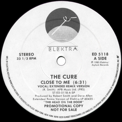 The Cure Close To Me Vinyl 12" USED