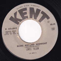 Lowell Fulson Blues Around Midnight Vinyl 7" USED