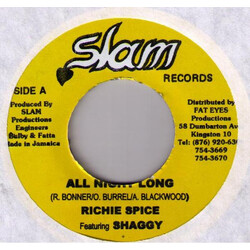 Richie Spice / Shaggy All Night Long USED VINYL 7INCH 45 RPM