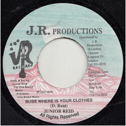 Junior Reid Rose Where Is Your Clothes USED VINYL 7INCH