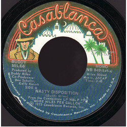 Buddy Miles Nasty Disposition USED VINYL 7INCH 45 RPM SINGLE PROMO STYRENE STEREO MONO
