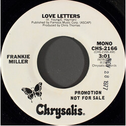 Frankie Miller Love Letters USED VINYL 7INCH 45 RPM PROMO STEREO MONO