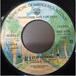 Mirage (62) Let's Stop Running USED VINYL 7INCH 45 RPM PROMO