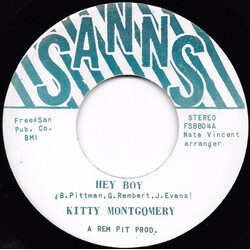 Kitty Montgomery Hey Boy / Bring Love USED VINYL 7INCH 45 RPM PROMO