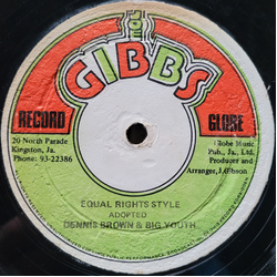 Dennis Brown / Big Youth / Joe Gibbs & The Professionals Equal Rights Style / Justice & Rights Vinyl 12" USED