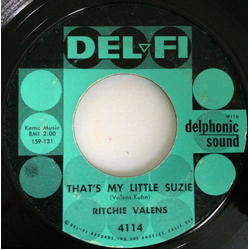 Ritchie Valens That's My Little Suzie / In A Turkish Town Vinyl 7" USED