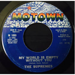 The Supremes My World Is Empty Without You Vinyl 7" USED