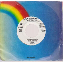 George Thorogood & The Destroyers In The Night Time USED VINYL 7INCH 45 RPM PROMO STEREO