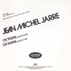 Jean-Michel Jarre Oxygene (Part 4) Vinyl 12" USED
