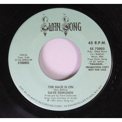 Dave Edmunds The Race Is On Vinyl 7" USED