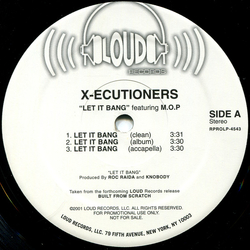 The X-Ecutioners / M.O.P. Let It Bang Vinyl 12" USED