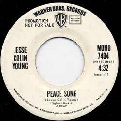 Jesse Colin Young Peace Song USED VINYL 7INCH 45 RPM PROMO STEREO MONO