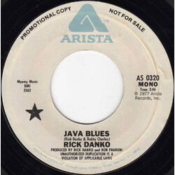 Rick Danko Java Blues USED VINYL 7INCH SINGLE PROMO STEREO MONO