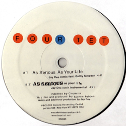 Four Tet As Serious As Your Life Vinyl 12" USED