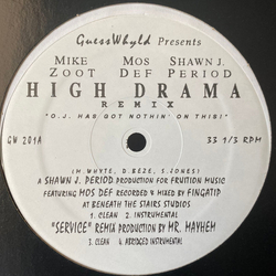 Mike Zoot High Drama (Remix) Vinyl 12" USED