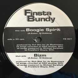 Finsta Bundy Boogie Spirit / Bizm Vinyl 12" USED