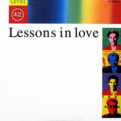 Level 42 Lessons In Love Vinyl 12" USED