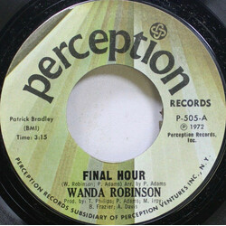 Wanda Robinson Final Hour USED VINYL 7INCH