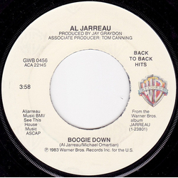 Al Jarreau Boogie Down / Mornin' Vinyl 7" USED