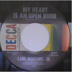 Carl Dobkins Jr. My Heart Is An Open Book Vinyl 7" USED