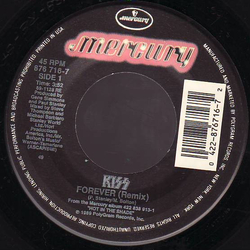 Kiss Forever Vinyl 7" USED