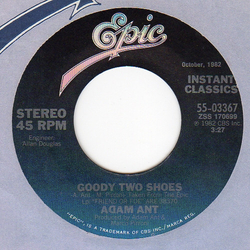 Adam Ant Goody Two Shoes Vinyl 7" USED