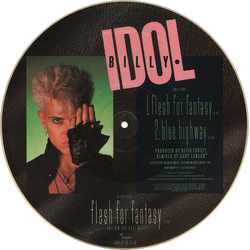 Billy Idol Flesh For Fantasy Vinyl 12" USED