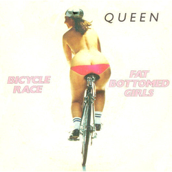 Queen Bicycle Race / Fat Bottomed Girls Vinyl 7" USED