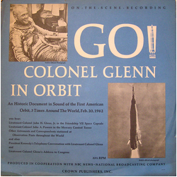 No Artist Go! - Colonel Glenn In Orbit Vinyl LP USED