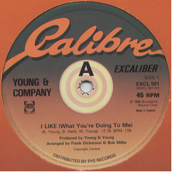 Young & Company I Like (What You're Doing To Me) Vinyl 12" USED