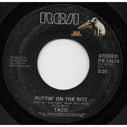 Taco Puttin' On The Ritz Vinyl 7" USED
