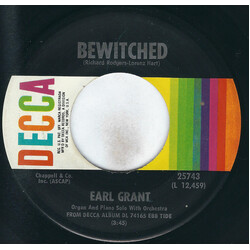 Earl Grant Bewitched USED VINYL 7INCH 45 RPM SINGLE