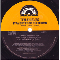 Ten Thieves Straight From The Slums Vinyl 12" USED