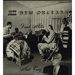 Punch Miller / Mutt Carey Jazz New Orleans Volume 2 Vinyl LP USED