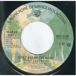 Margo Smith Don't Break The Heart That Loves You / Apt. #4, Sixth Street In Cincinnati Vinyl 7" USED
