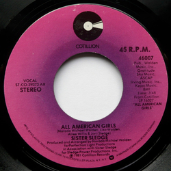 Sister Sledge All American Girls / Happy Feeling Vinyl 7" USED