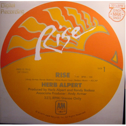 Herb Alpert Rise Vinyl 12" USED