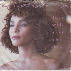 Whitney Houston Love Will Save The Day Vinyl 7" USED