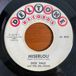 Dick Dale & His Del-Tones Miserlou Vinyl 7" USED