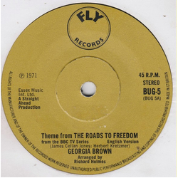 Georgia Brown Theme From The Roads To Freedom Vinyl 7" USED