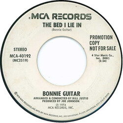 Bonnie Guitar The Bed I Lie In / Wishing Star USED VINYL 7INCH 45 RPM SINGLE PROMO