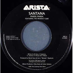 Santana / The Product G&B / Rob Thomas Maria Maria / Smooth Vinyl 7" USED