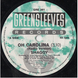 Shaggy Oh Carolina Vinyl 7" USED