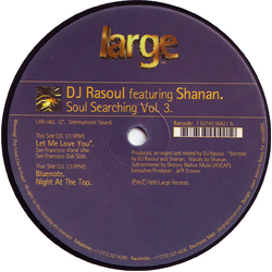 DJ Rasoul / Shanan Soul Searching Vol. 3 Vinyl 12" USED