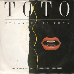 Toto Stranger In Town Vinyl 7" USED