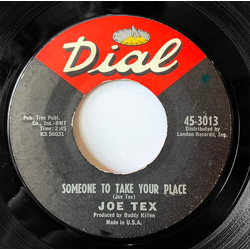 Joe Tex Someone To Take Your Place / I Should Have Kissed Her More Vinyl 7" USED