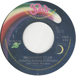 Midnight Star / Ecstacy Of Whodini Don't Rock The Boat USED VINYL 7INCH 45 RPM SINGLE