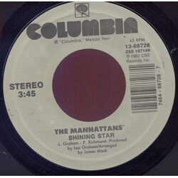Manhattans Shining Star USED VINYL 7INCH 45 RPM SINGLE